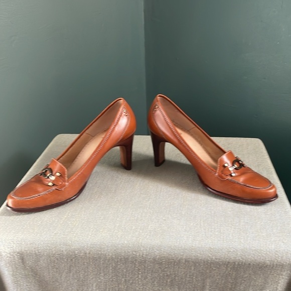 Joan & David Circa CJ Gallager Natural Leather 8.5M Gorgeous! Sexy and Comfy! - Picture 2 of 10